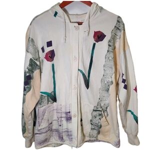 Vintage Y2K 90's Play Alegre Hand-Painted Graphic Hoodie